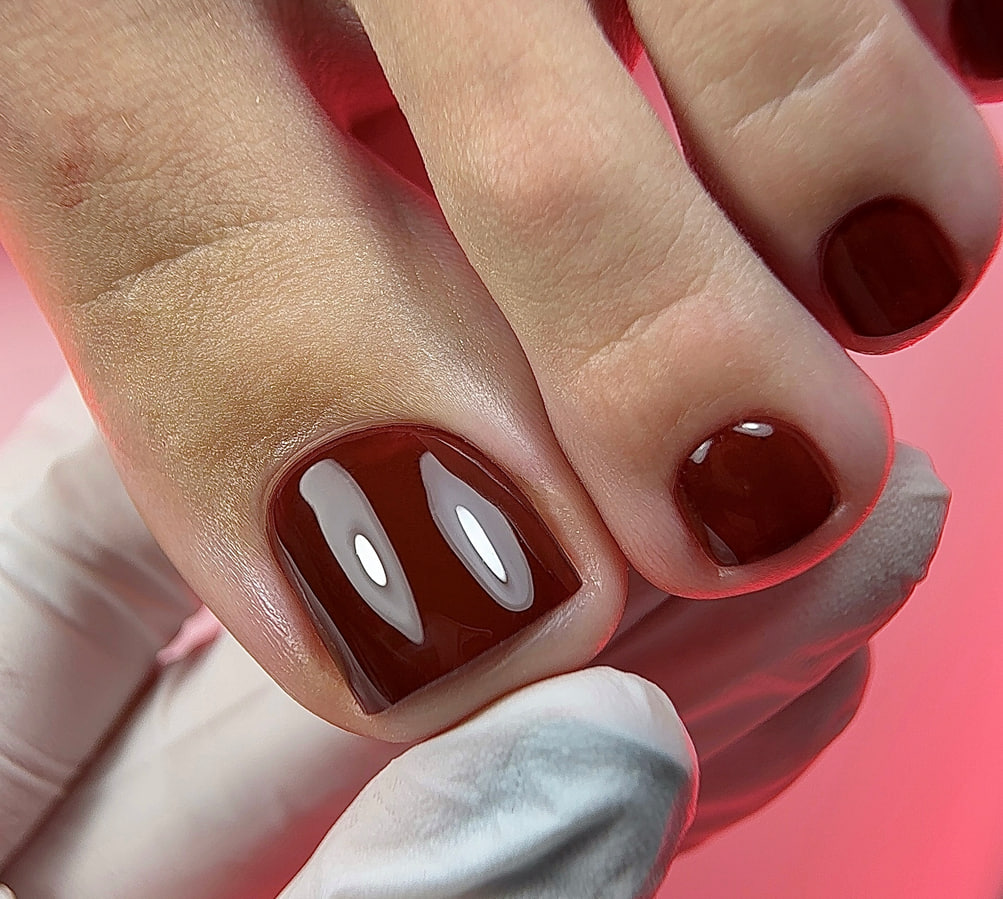 Как поджать арку в педикюре?